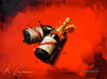 Wein in rot 3 Kal Gajoum per Messer Ölgemälde